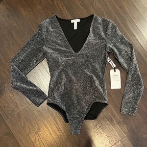 Leith Shimmer Body Suit